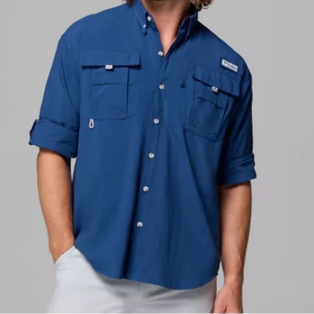 Men’s PFG Bahama™ II Long Sleeve Shirt  Size XL EA101 - Picture 4 of 9